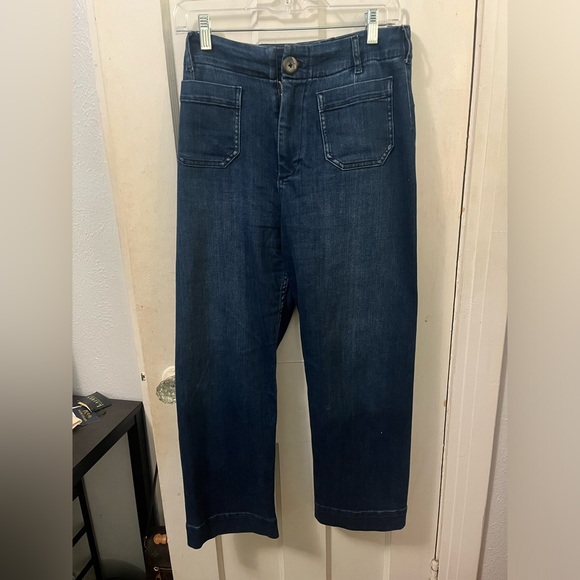 The Colette High-Rise Wide-Leg Jeans by Maeve anthropology - Picture 5 of 10